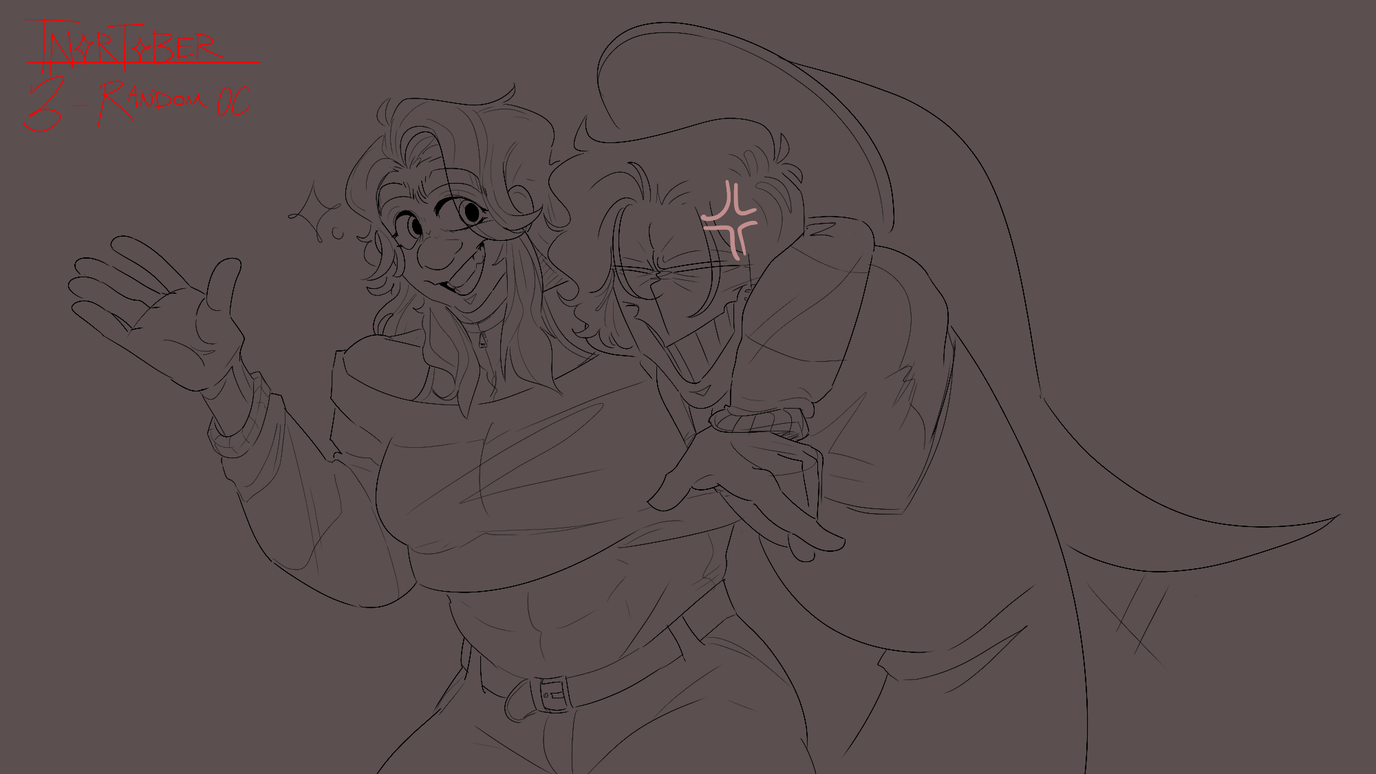 2x Lineart Halfbody