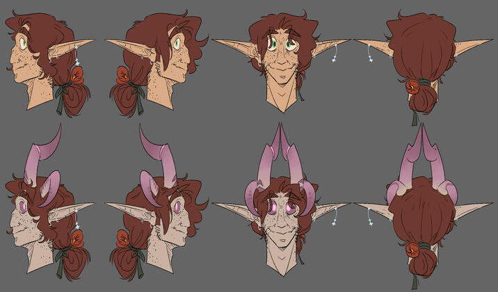 Flat Colour Busts